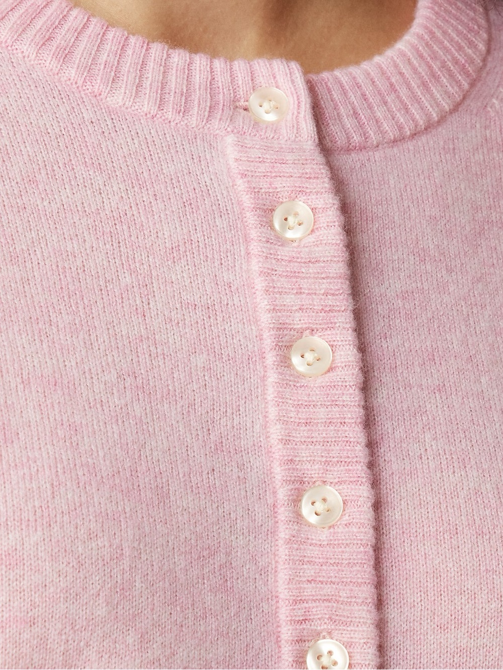 NWT J. CREW Women's Perfect Cashmere Cardigan Heather Bouquet Pink Size Large - Picture 12 of 13